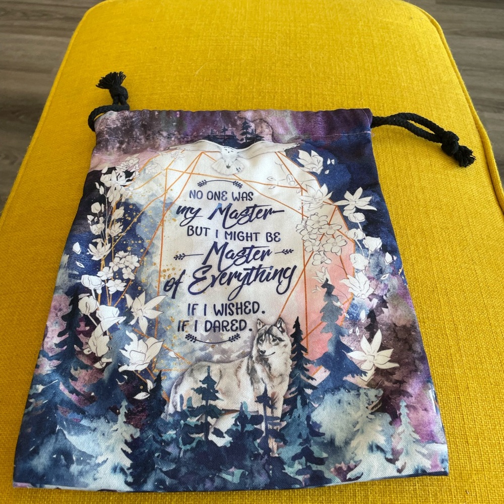 Bookish Drawstring Bag